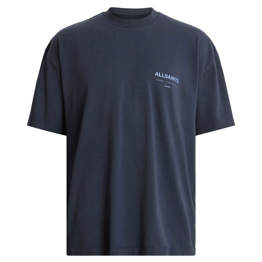 AllSaints Underground Oversized Crew Neck T-Shirt